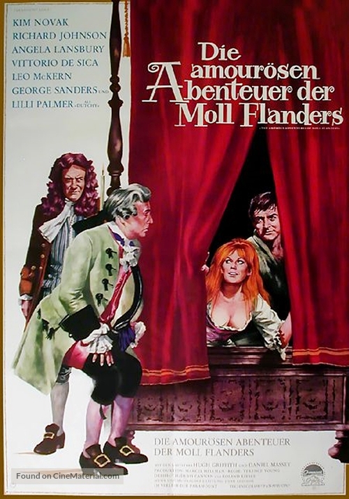 The Amorous Adventures of Moll Flanders - German Movie Poster