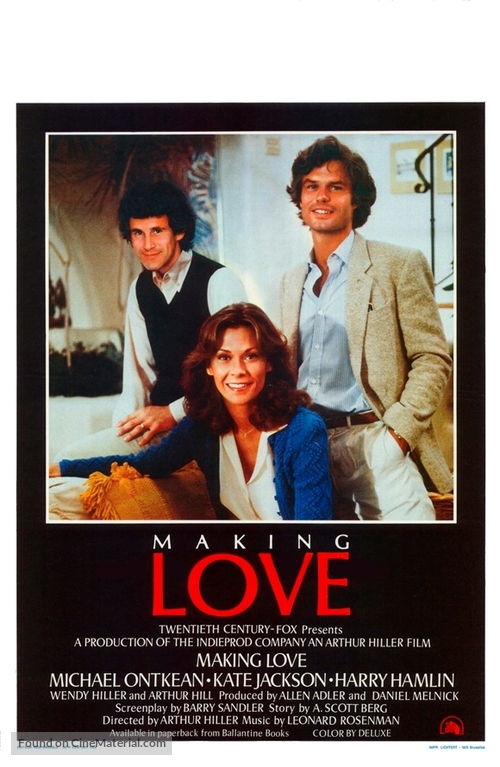 Making Love - Belgian Movie Poster