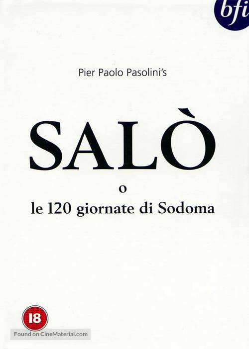 Sal&ograve; o le 120 giornate di Sodoma - British DVD movie cover