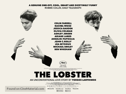 The Lobster - British Movie Poster