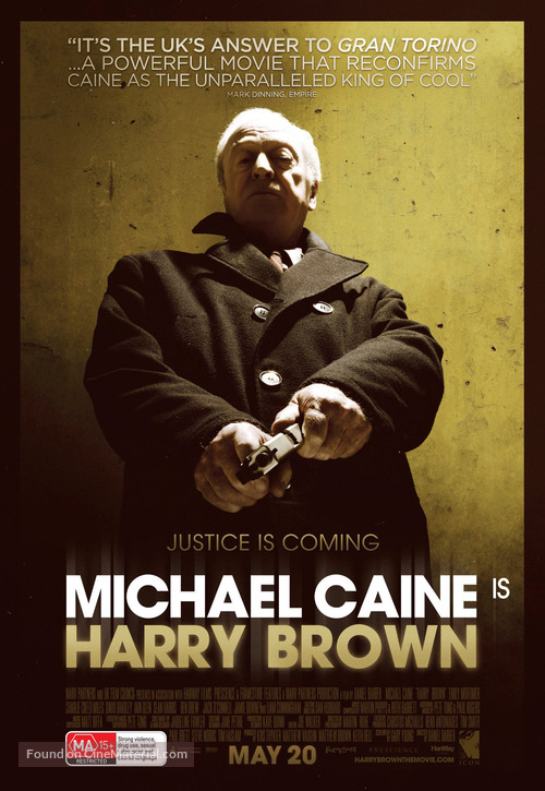 Harry Brown - Australian Movie Poster