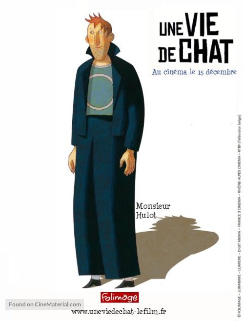 Une vie de chat - French Movie Poster