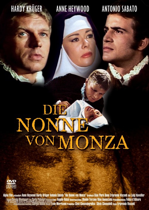 La monaca di Monza - German DVD movie cover