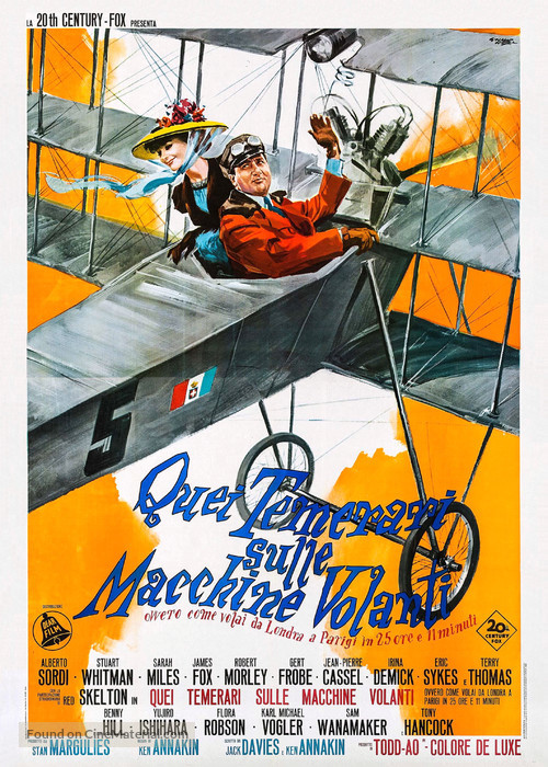 Those Magnificent Men In Their Flying Machines - Italian Movie Poster