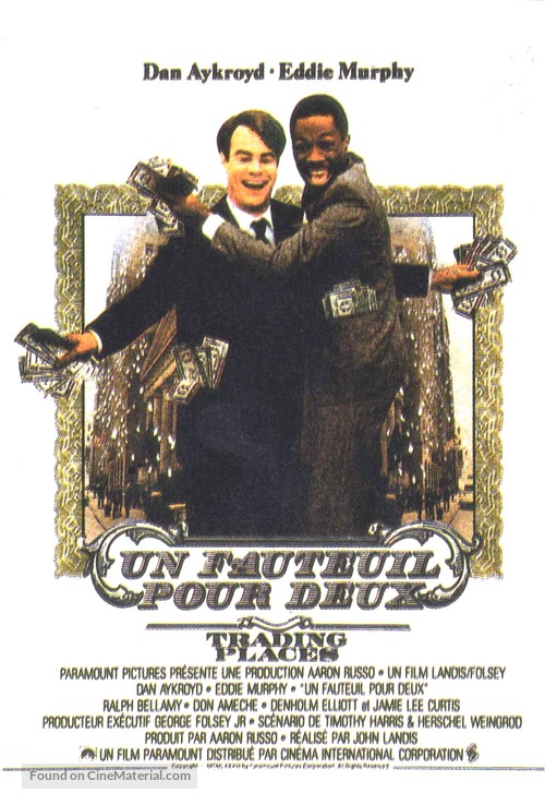 Trading Places - French Movie Poster