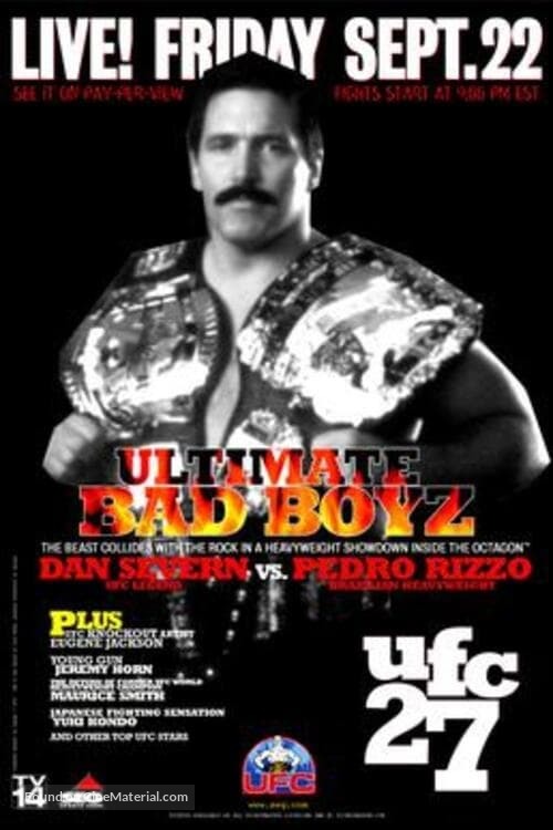 UFC 27: Ultimate Bad Boyz - Movie Poster