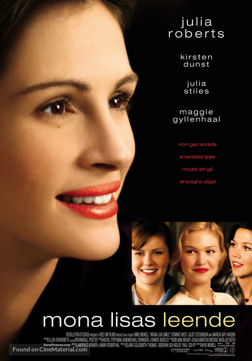 Mona Lisa Smile - Swedish Movie Poster