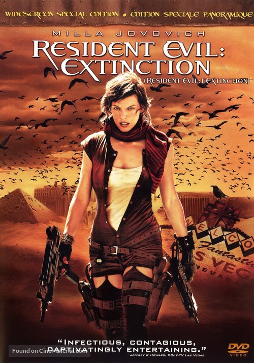 Resident Evil: Extinction - Canadian Movie Cover