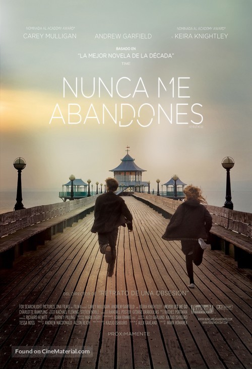 Never Let Me Go - Mexican Movie Poster