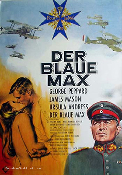 The Blue Max - German Movie Poster