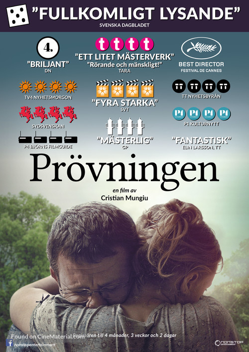 Bacalaureat - Swedish Movie Poster