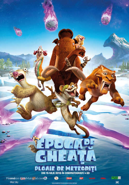 Ice Age: Collision Course - Romanian Movie Poster