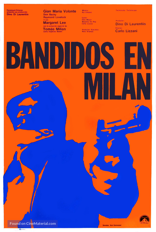 Banditi a Milano - Spanish Movie Poster