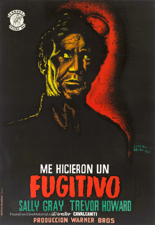 They Made Me a Fugitive - Spanish Movie Poster