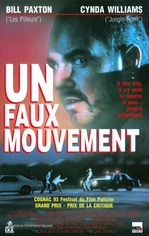 One False Move - French VHS movie cover