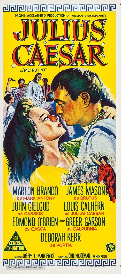 Julius Caesar - Australian Movie Poster