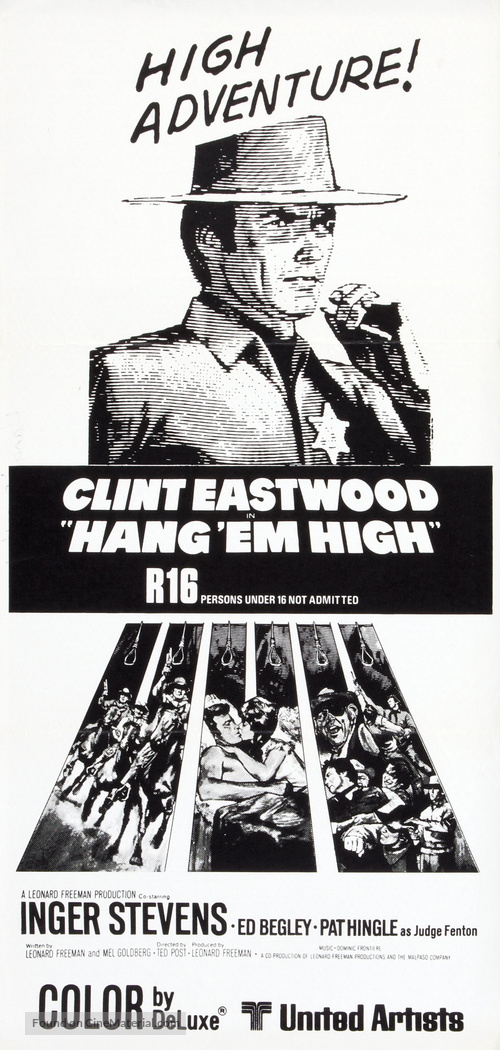 Hang Em High - Australian Movie Poster
