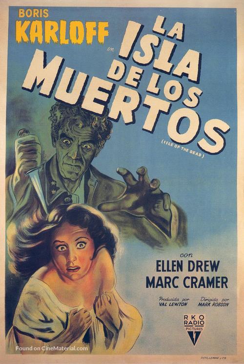 Isle of the Dead - Argentinian Movie Poster