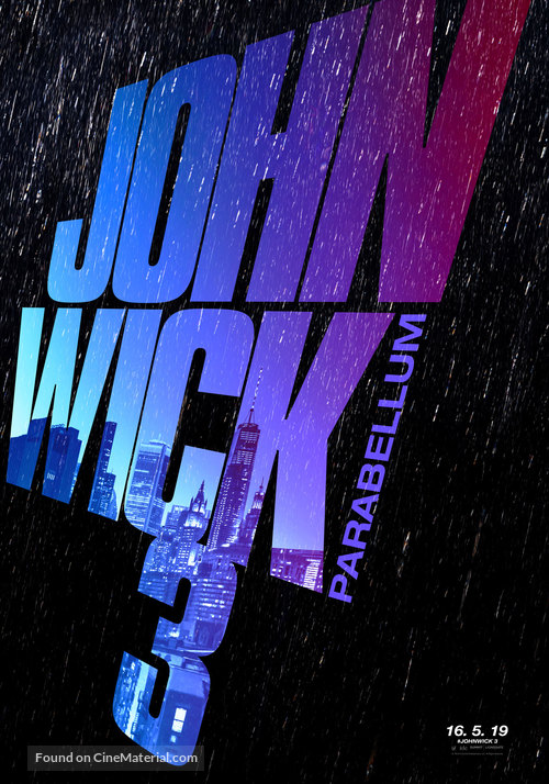 John Wick: Chapter 3 - Parabellum - Argentinian Movie Poster