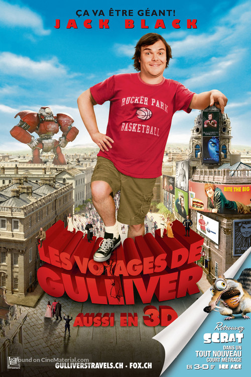 Gulliver&#039;s Travels - Swiss Movie Poster