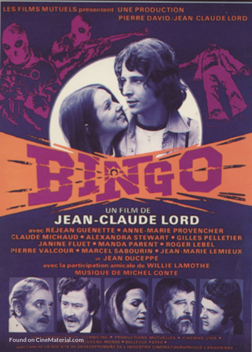 Bingo - Canadian Movie Poster