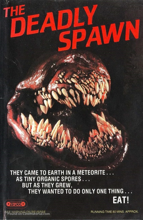 The Deadly Spawn - British VHS movie cover