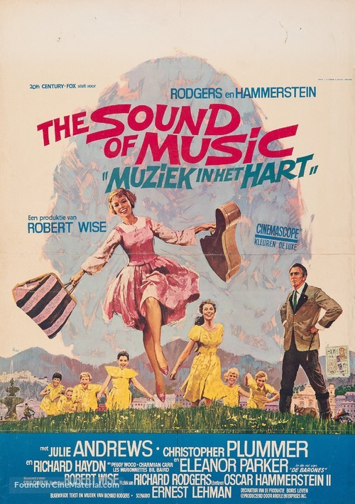 The Sound of Music - Belgian Movie Poster