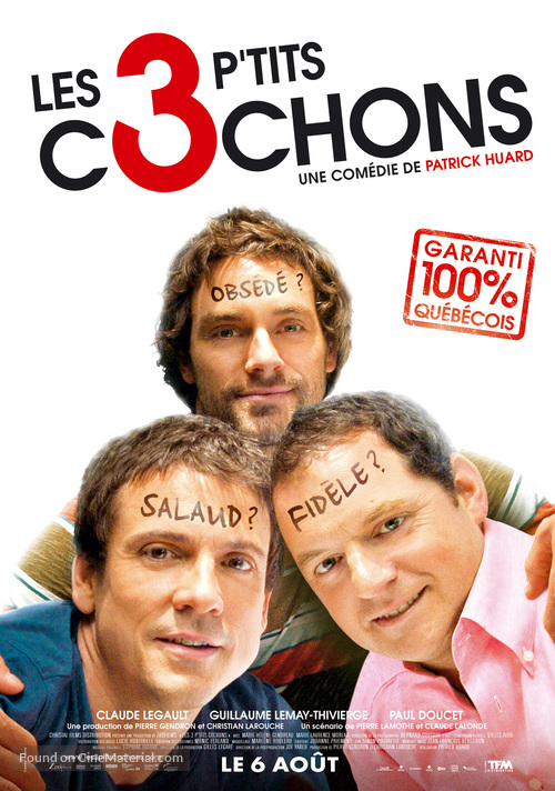 Les 3 p&#039;tits cochons - French Movie Poster