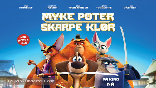 Paws of Fury: The Legend of Hank - Norwegian Movie Poster