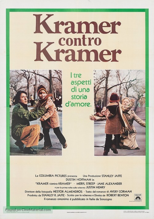 Kramer vs. Kramer - Italian Movie Poster