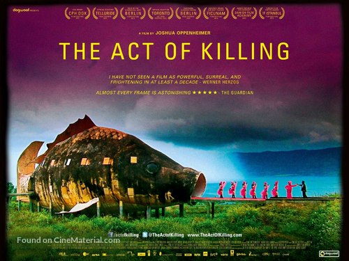 The Act of Killing - British Movie Poster