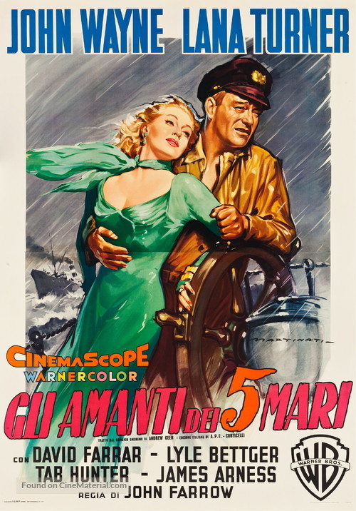 The Sea Chase - Italian Movie Poster