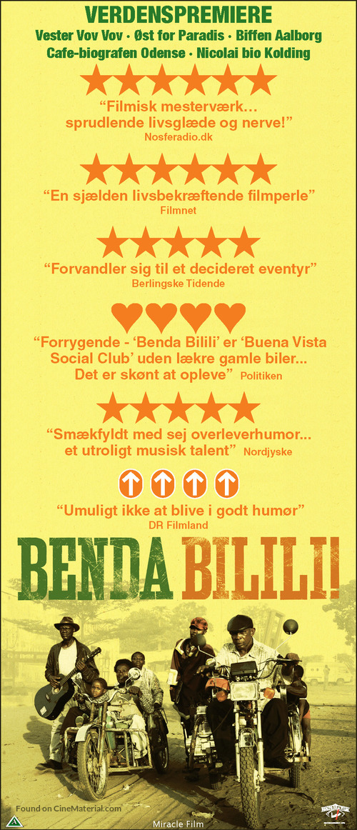 Benda Bilili! - Danish Movie Poster