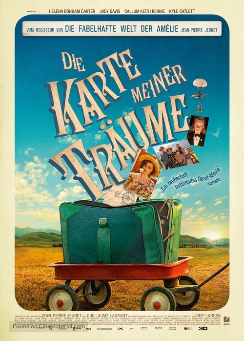 L&#039;extravagant voyage du jeune et prodigieux T.S. Spivet - German Movie Poster
