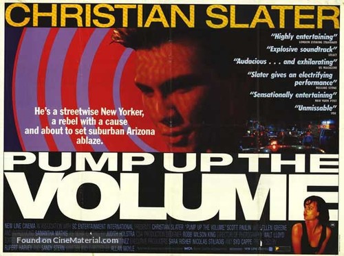 Pump Up The Volume - British Movie Poster