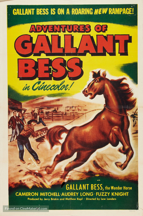 Adventures of Gallant Bess - Movie Poster