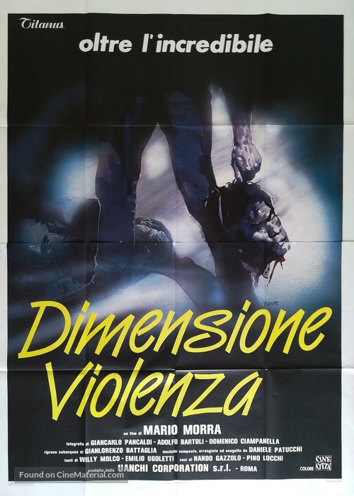 Dimensione violenza - Italian Movie Poster