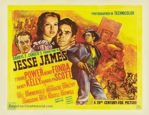 Jesse James - British Movie Poster