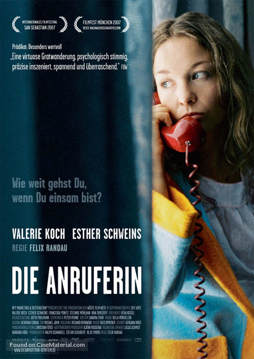 Anruferin, Die - German poster