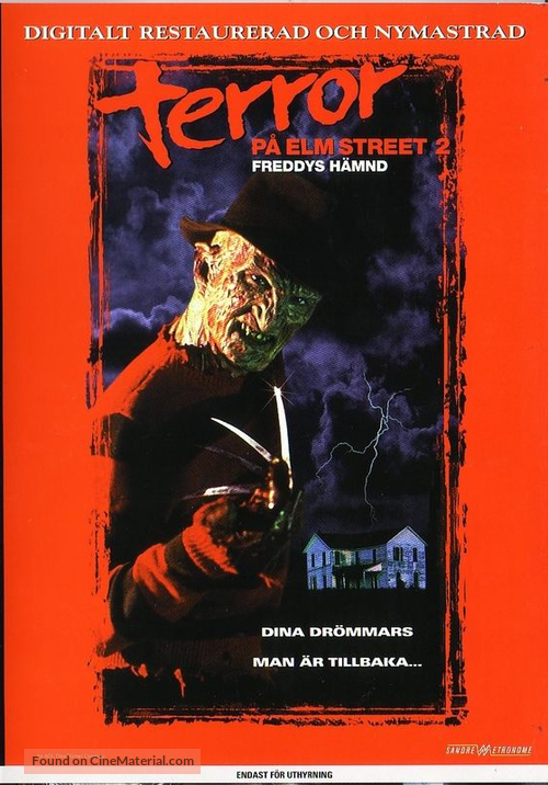 A Nightmare On Elm Street Part 2: Freddy&#039;s Revenge - Swedish Movie Cover