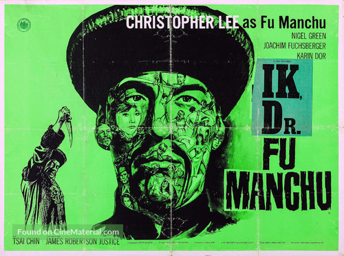 The Face of Fu Manchu - British Movie Poster