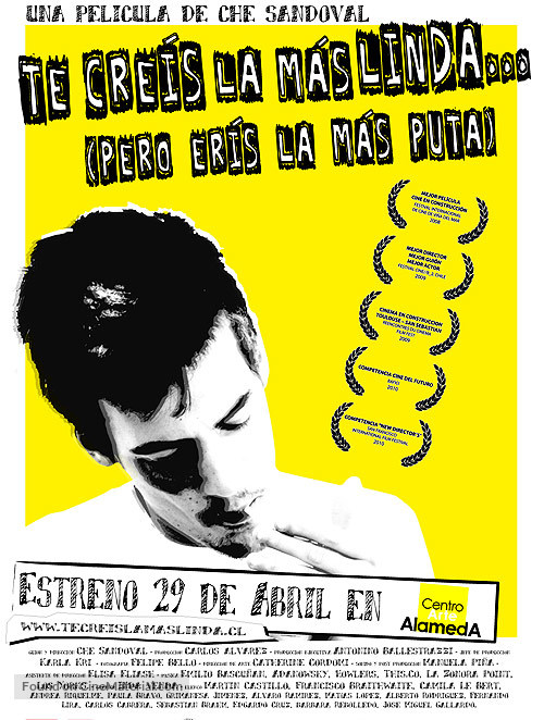 Te cre&iacute;s la m&aacute;s linda - Chilean Movie Poster