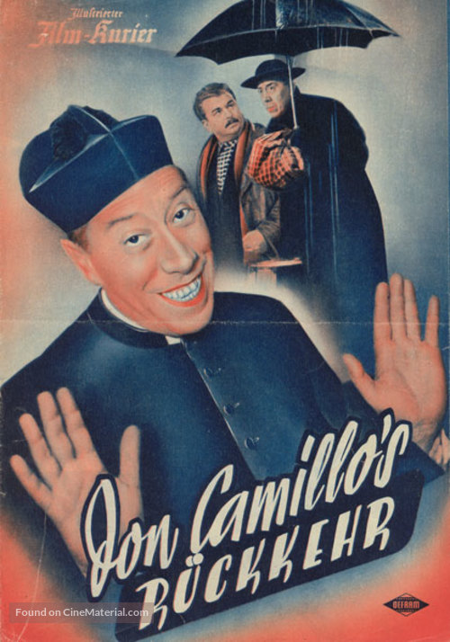 Le retour de Don Camillo - German Movie Poster