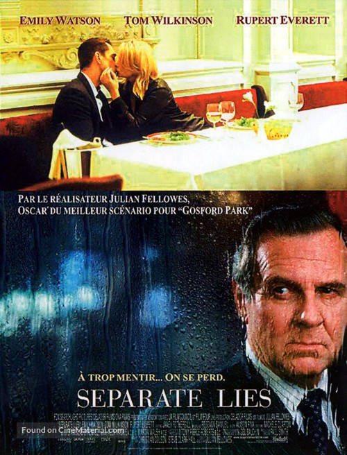 Separate Lies - French Movie Poster