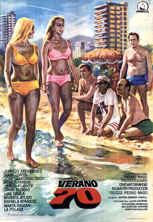 Verano 70 - Spanish Movie Poster