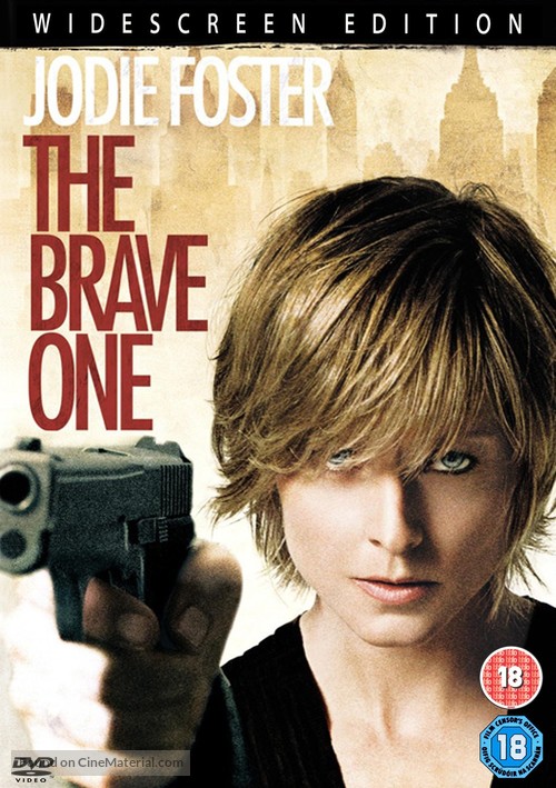 The Brave One - British DVD movie cover