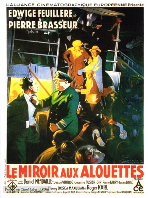 Le miroir aux alouettes - French Movie Poster