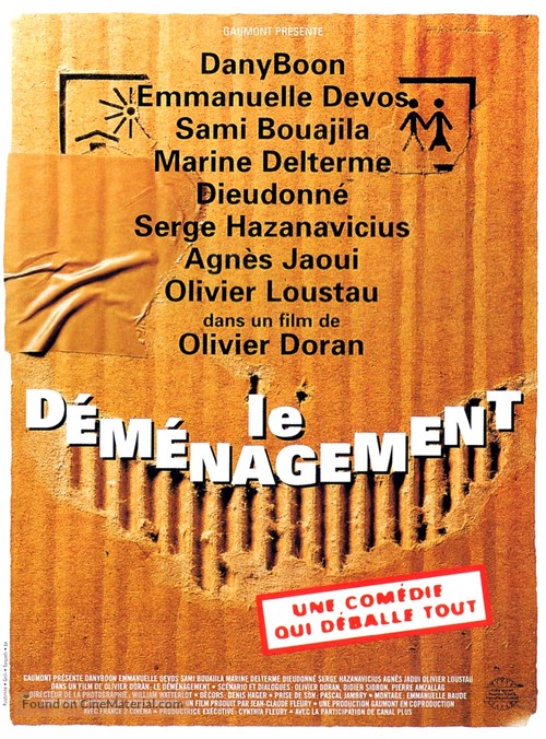 Le d&eacute;m&eacute;nagement - French Movie Poster