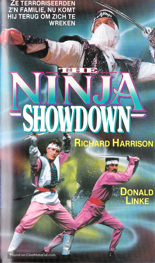 The Ninja Showdown - Dutch Movie Cover