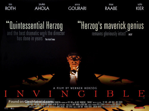 Invincible - British Movie Poster